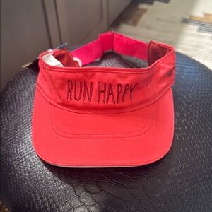 Brooks Pink Athletic Visor Hat